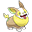 Recent gevangen Pokémon Yamper