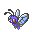 Recent gevangen Pokémon Butterfree