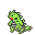 Recent gevangen Pokémon Tyranitar