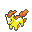 Recent gevangen Pokémon Ponyta