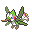Recent gevangen Pokémon Floressum